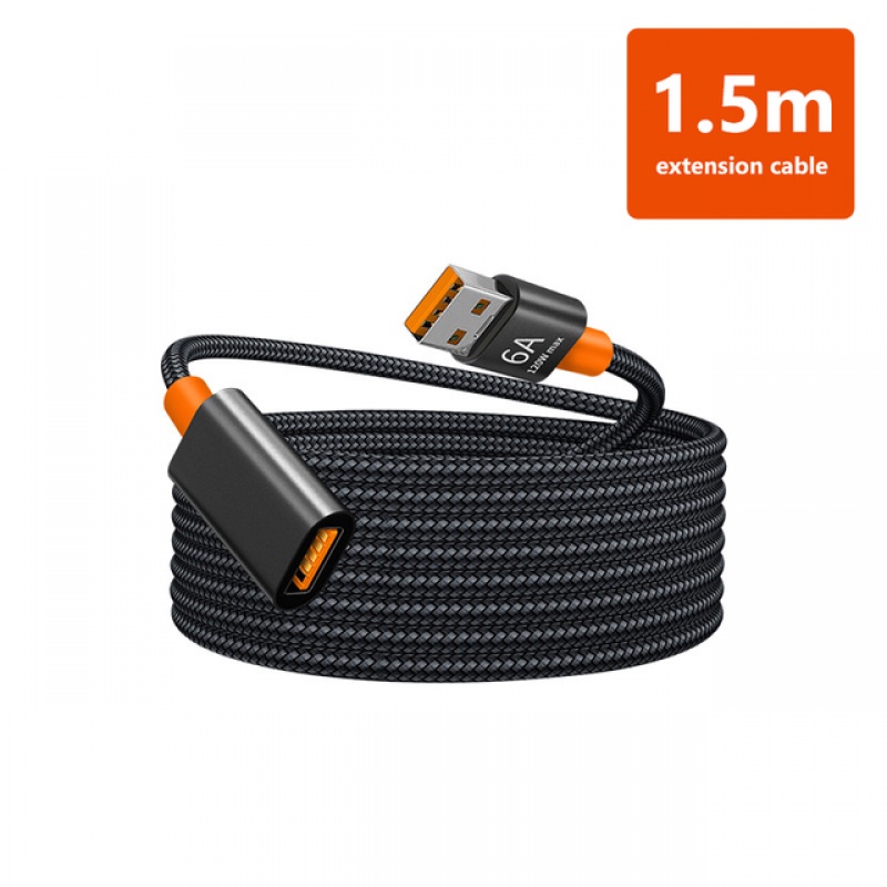 6a Kabel Ekstensi USB 3.0 Female To Male Extender Cord Kabel Data Transmisi Kecepatan Tinggi Untuk Kamera Komputer Kabel TV 1m/1.5m
