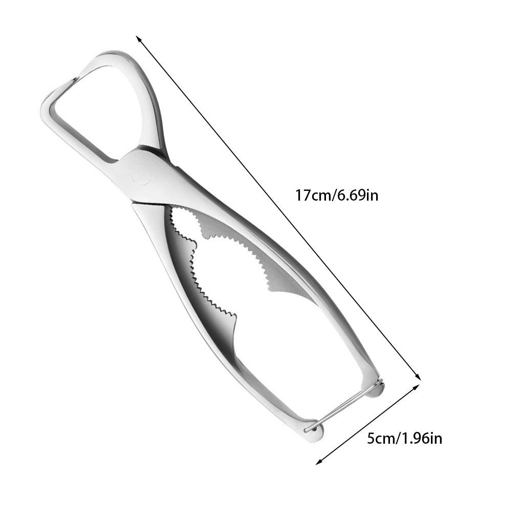 Tea Needle Slice Clamp Alat Pengiris Pengaman Serbaguna Tahan Karat Tidak Ada Burr Untuk Pemula Pengerjaan Halus Teabag Clip