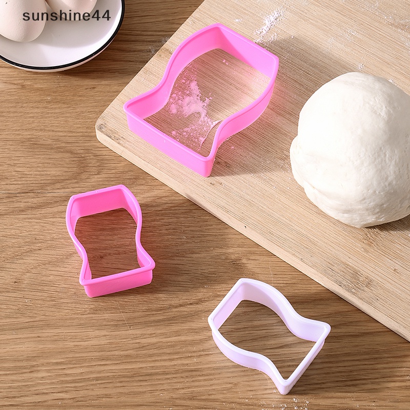 Sunshine 3pcs Cake Decorag Fondant Pemotong DIY Tools Cetakan Cookies cutter Biskuit ID