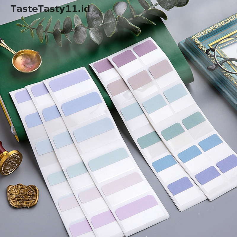 Tastetasty 240pcs Multicolor Sticky Writable Removable Indeks Tab Penanda Buku Note.