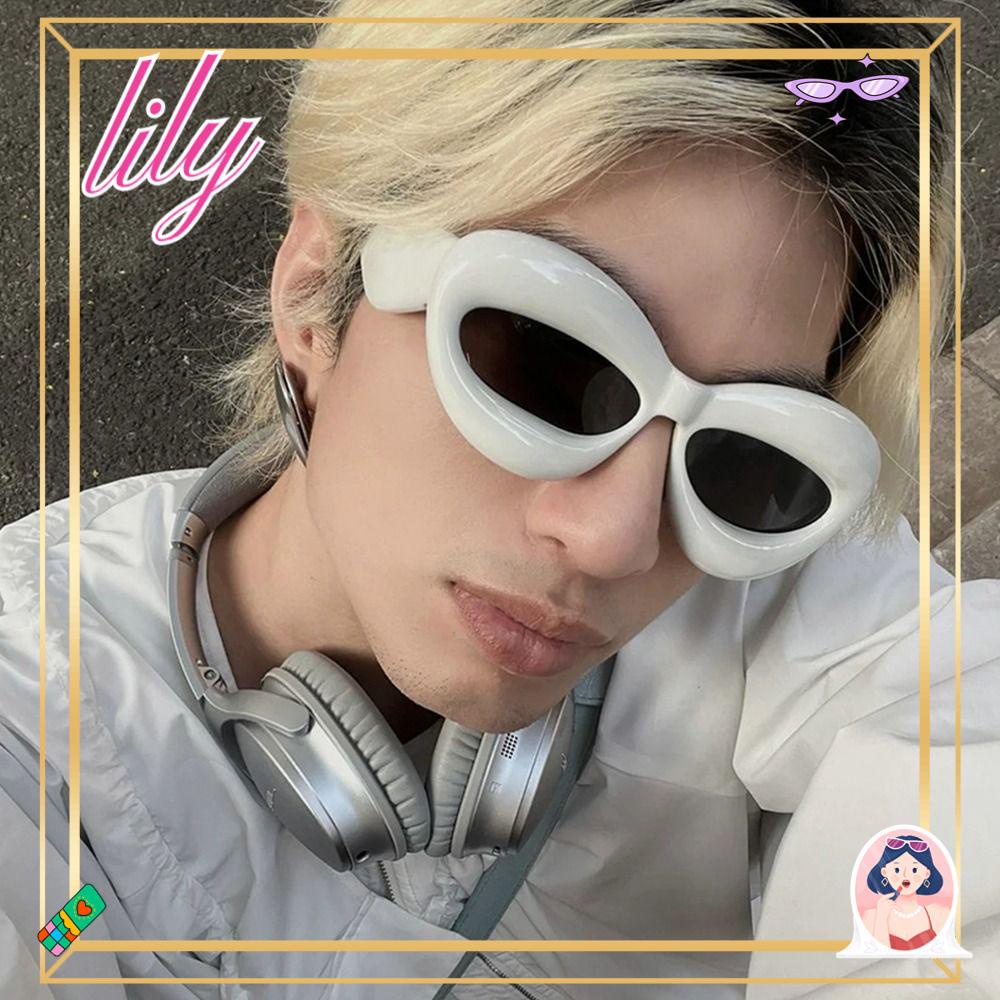 Lily Y2K Kacamata Wanita Pria 2000's UV400 Shades Eyewear Sun Glasses