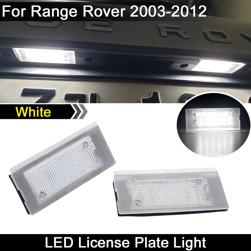 2pcs Lampu Plat Nomor LED Plat Lampu Untuk Land Rover Range Rover 20032004 2005 2006 2007 2008 2009 2010 2011 2012