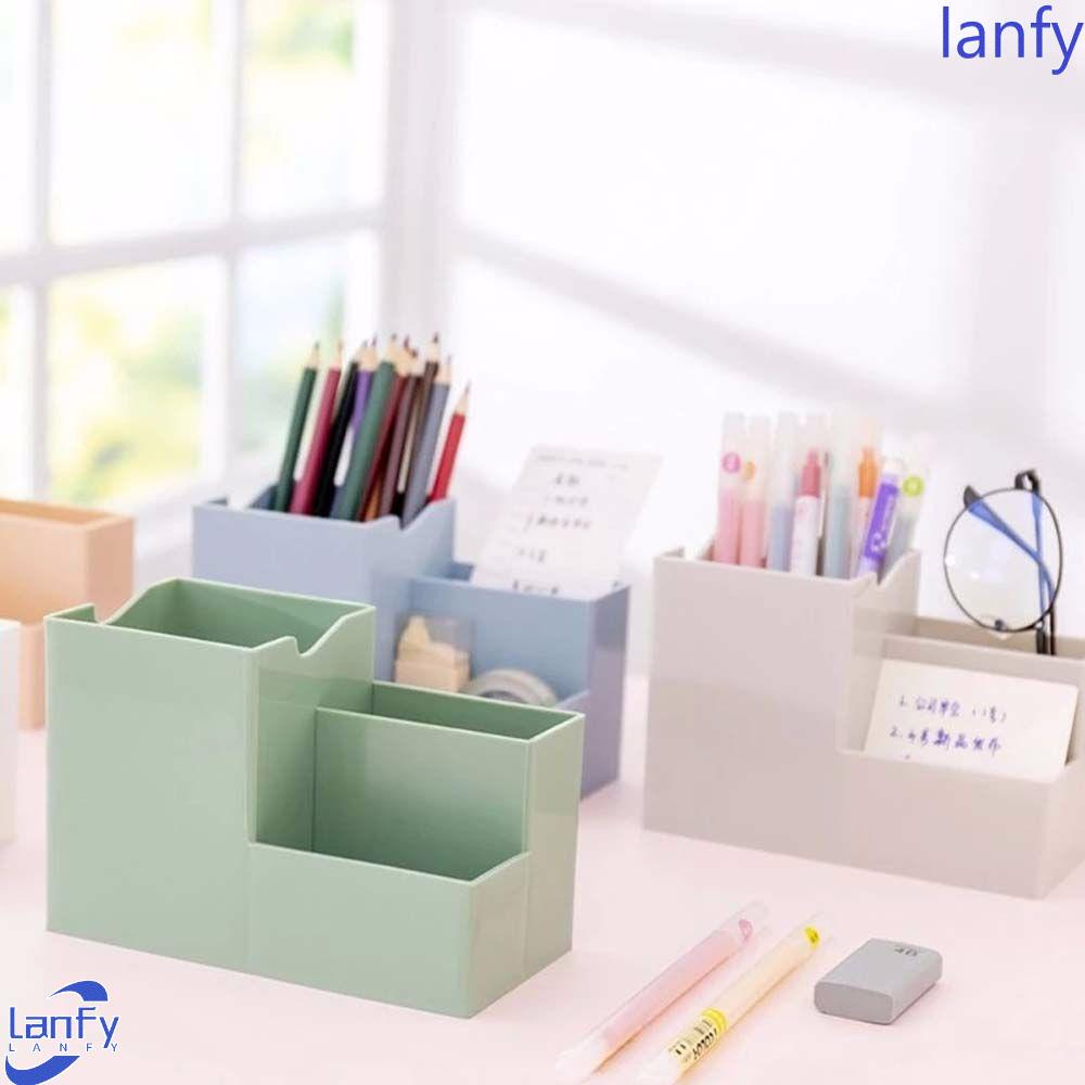 LANFY Multi-functional Pen Pencil Holders Stationery School office Utensils Desktop Pen Holder Organizer Office Accessories Container Storage Cosmetic Case Makeup Rack/Multicolor