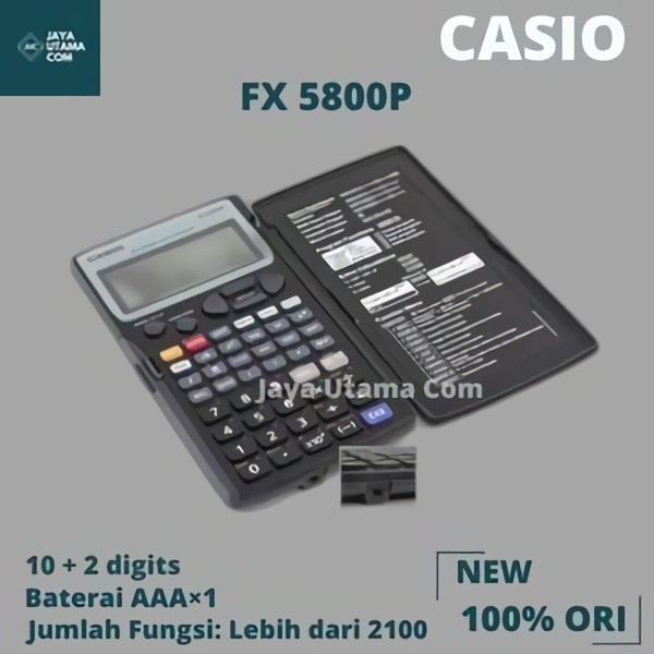 

Kalkulator CASIO FX-5800P - Scientific Calculator/Ilmiah/Sekolah