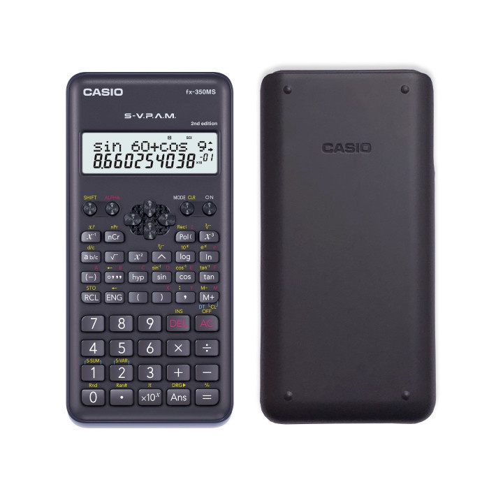 

CASIO FX-350MS 2nd Ed - Kalkulator Sekolah - Scientific - 240 fungsi