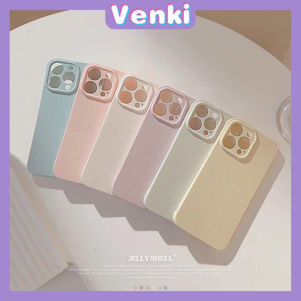 VENKI - For iPhone 14 Pro Max iPhone Case TPU Film TPU Candy Color Series Soft Case Compatible with iPhone 13 Pro max 12 Pro Max 11 xr xs max 7Plus 8Plus