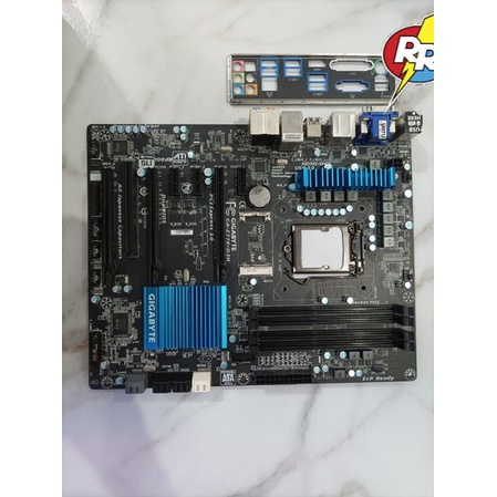 Motherboard Mobo Mainboard PC Gaming Merk Gigabyte GA-  Z77X - D3H 1155 Support M SATA SSD mantap Ad