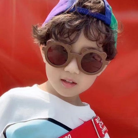 TIKTOK - D6156 Kacamata Anak Unisex / Kacamata Telinga Beruang F5294 / Kacamata Anak Fashion Terbaru / Kacamata Anak New Trend