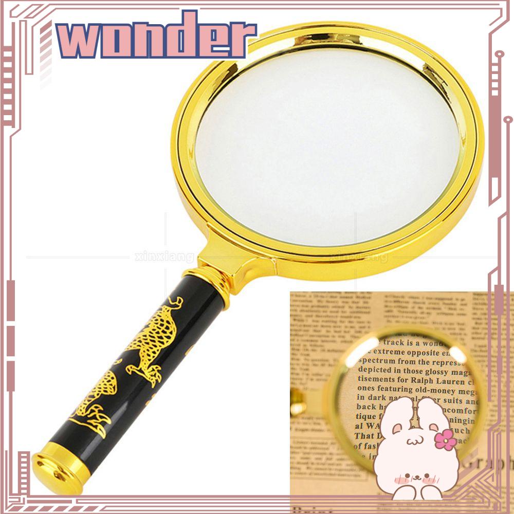 Wonder Reading Jewelry Magnifiers Portable 10X HD Lensa Kaca Pembesar