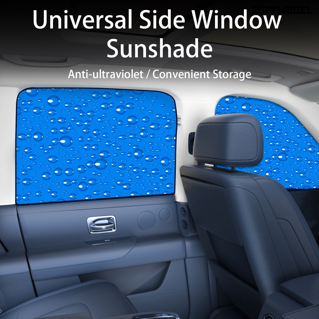 [SM Otomatis] Kerai Mobil Tahan Aus ic Adsorpsi Anti-ultraviolet Penyimpanan Nyaman Ditarik Perlindungan Matahari Dapat Digunakan Kembali Peneduh Matahari Mobil Tirai Jendela Samping Aksesori Mobil