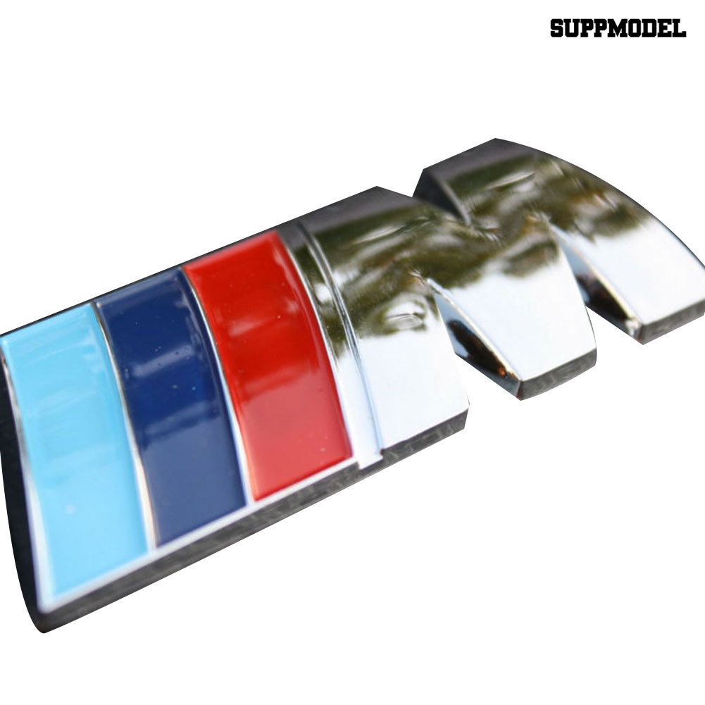 [SM Auto] 3D M Logo Plating Metal Badge Fender Emblem Stiker Mobil Dekorasi Untuk BMW