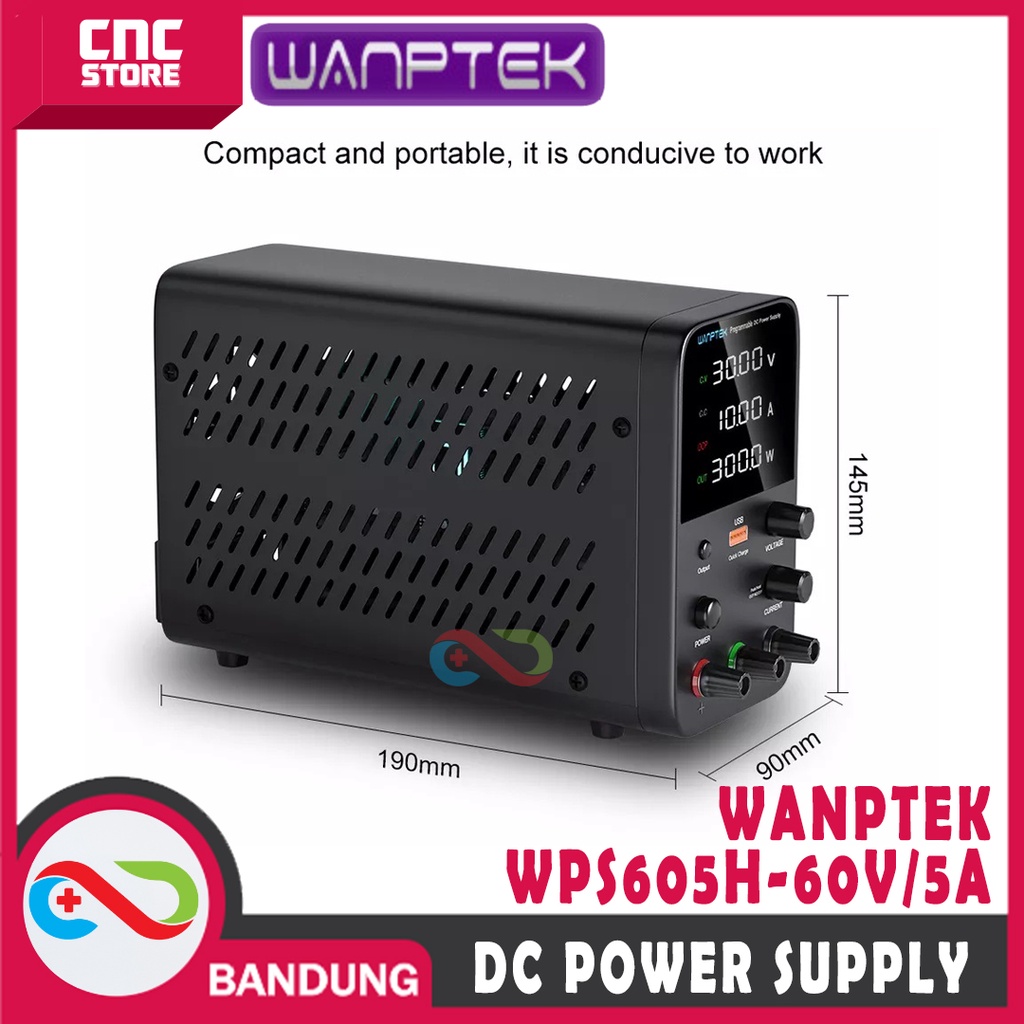 WANPTEK WPS605H POWER SUPPLY DIGITAL DC60V 5A 300W PSU CA CC