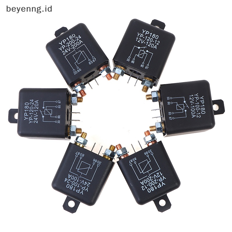 Beyen Starg Relay 200A 100A 12V/24V Power Otomotif Heavy Current Start Relay ID