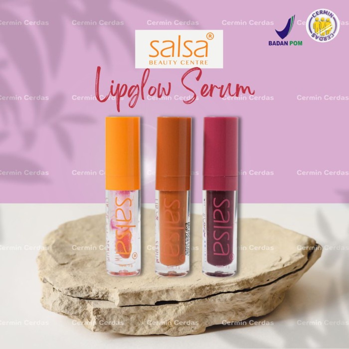 [ SALSA ] Lipglow Serum Pelembab Vitamin Lip Perawatan Bibir Kering NF