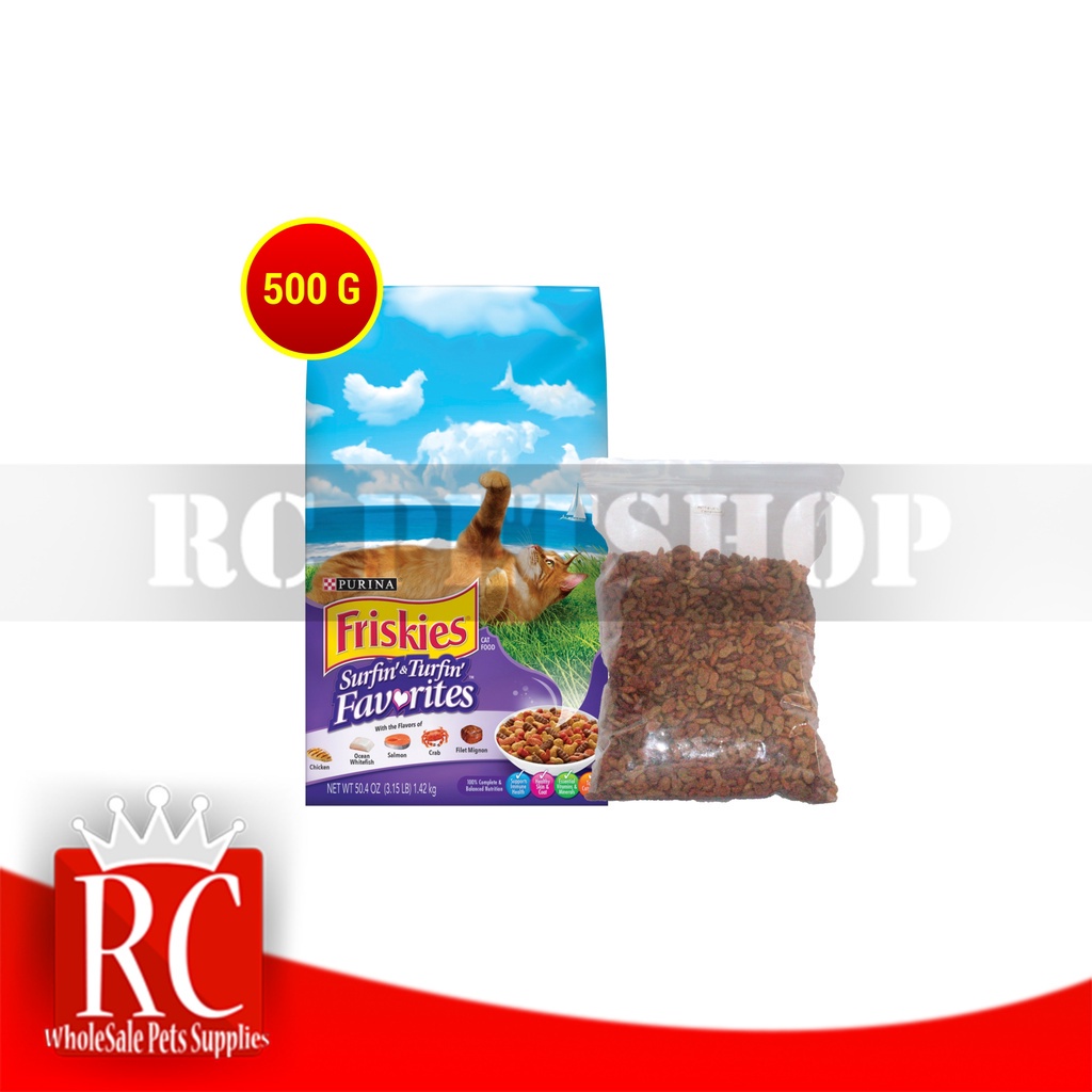 Makanan Kucing Friskies Repacking Cat Food 500 Gram