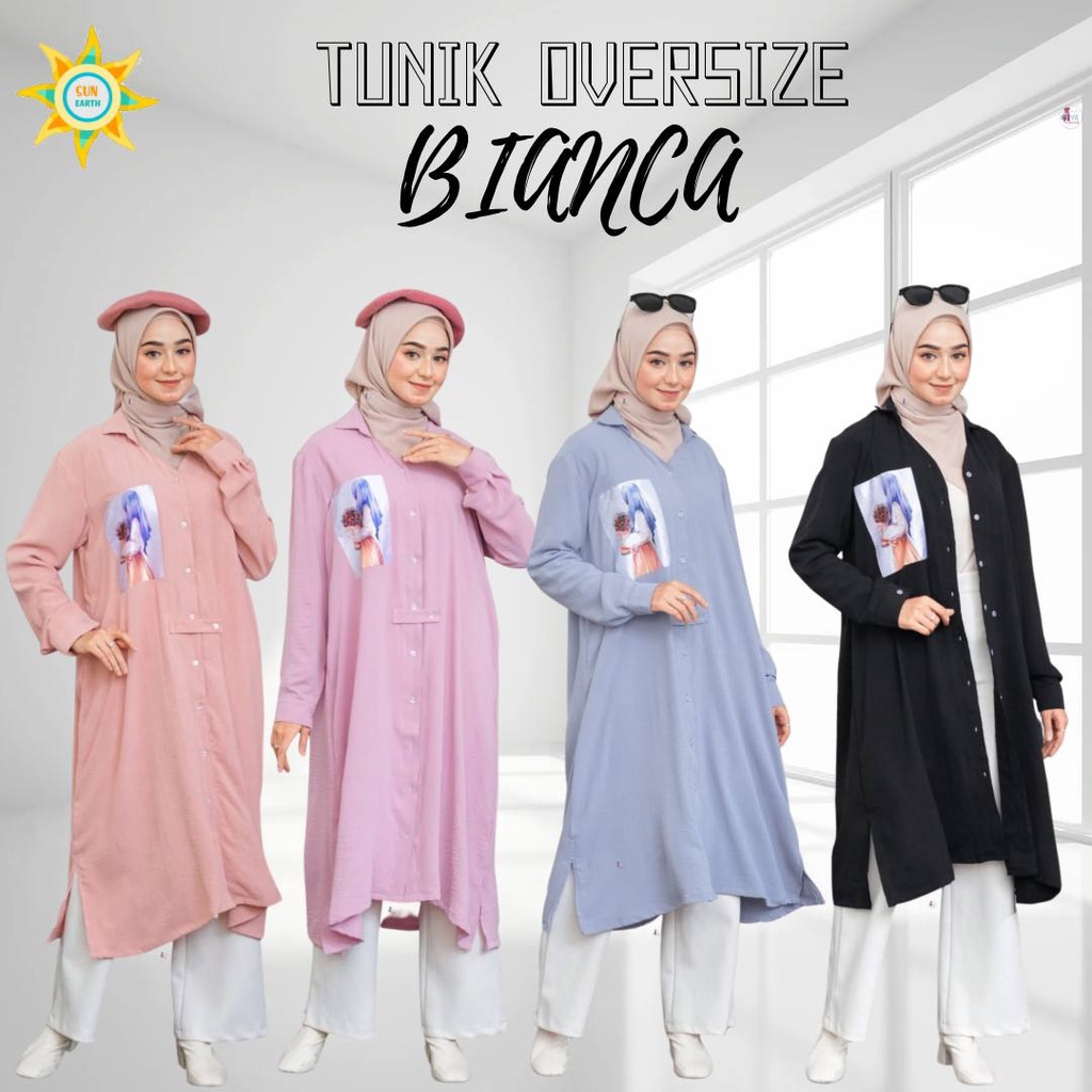 Tunik Oversize Bianca by Sun Earth