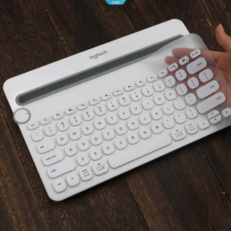 Tpu Keyboard Cover Untuk Desktop Logitech 14inch K480 Aksesoris Keyboard Komputer Cakupan Penuh Tahan Air Case Pelindung Untuk Keyboard Komputer Film [ZK]