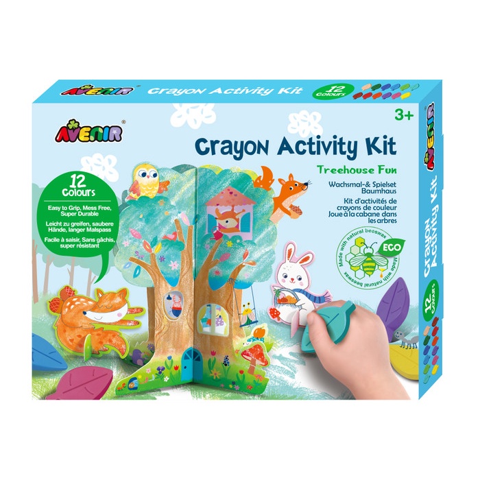 

MAINAN EDUKASI AVENIR CRAYON ACTIVITY KIT - TREEHOUSE FUN- BTS216019