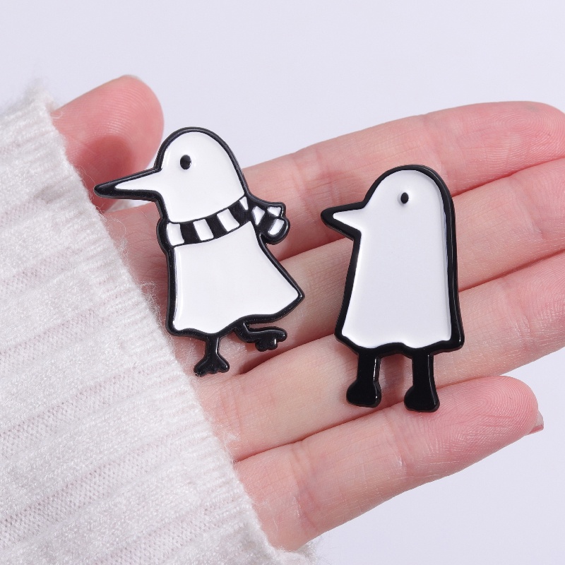 Komik Peripheral Lapel Pin Kartun Boob Ransel Lencana Bros Hadiah Untuk Teman Aksesoris Pakaian