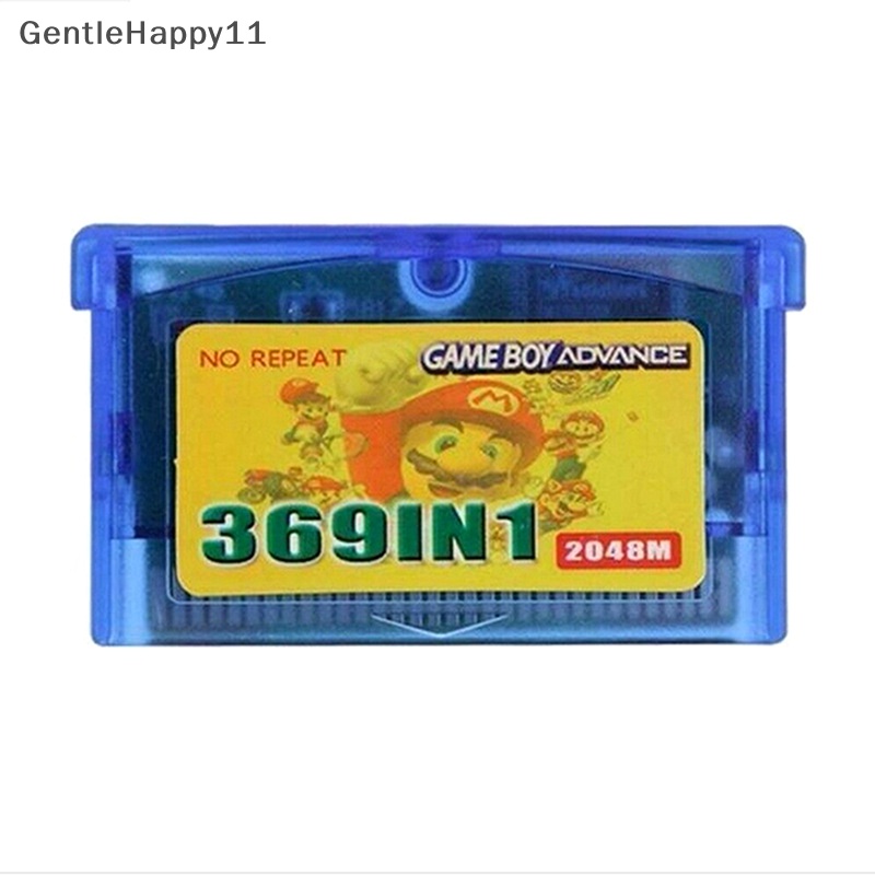 Multicart Kartu Cartridge GentleHappy 369in1 for Game Boy Advance GBA SP NDS NDSL English id
