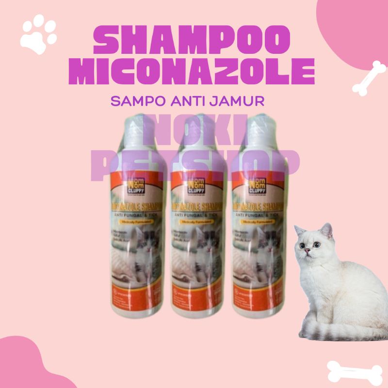 [BISA COD] SHAMPOO MICONAZOLE ANTI JAMUR SCABIES PADA KUCING | SAMPO KUCING ANTI JAMUR DAN KUTU RONTOK BULU PELEBAT MELEBATKAN KELINCI PENUMBUH PUTIH 1 LITER KITTEN LEBAT BAKTERI MINYAK FLEA