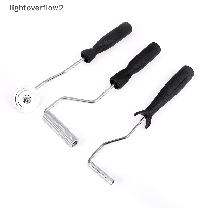 [lightoverflow2] 3pcs/set kit Rol laminag bubble paddle fiberglass Untuk resin Cetakan frp [ID]