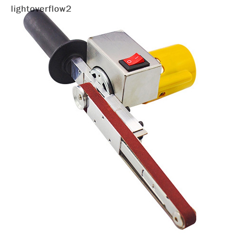 [lightoverflow2] Handheld Electric Belt Sander Mesin Amplas Angle Grinder Dengan Sabuk Amplas [ID]