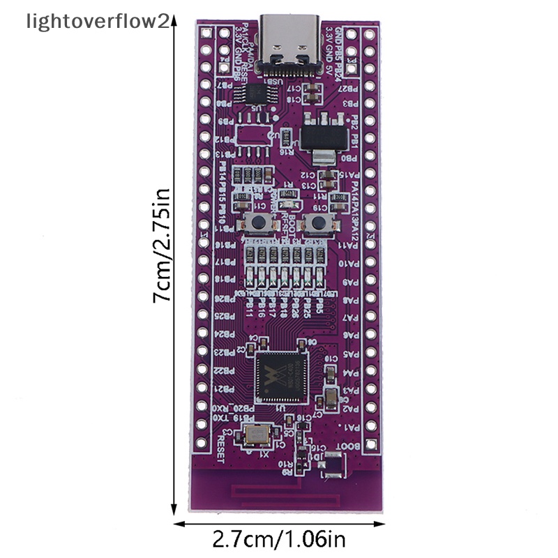 [lightoverflow2] W801 Papan Microkontroler 32bit WiFi Modul IC MCU Kompatibel Bluetooth [ID]