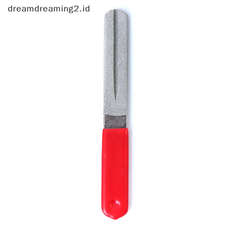 (drea) 1pcs Diamond Kail Pancing Asah Fishook Sharpening Fishing Tackle Tool//