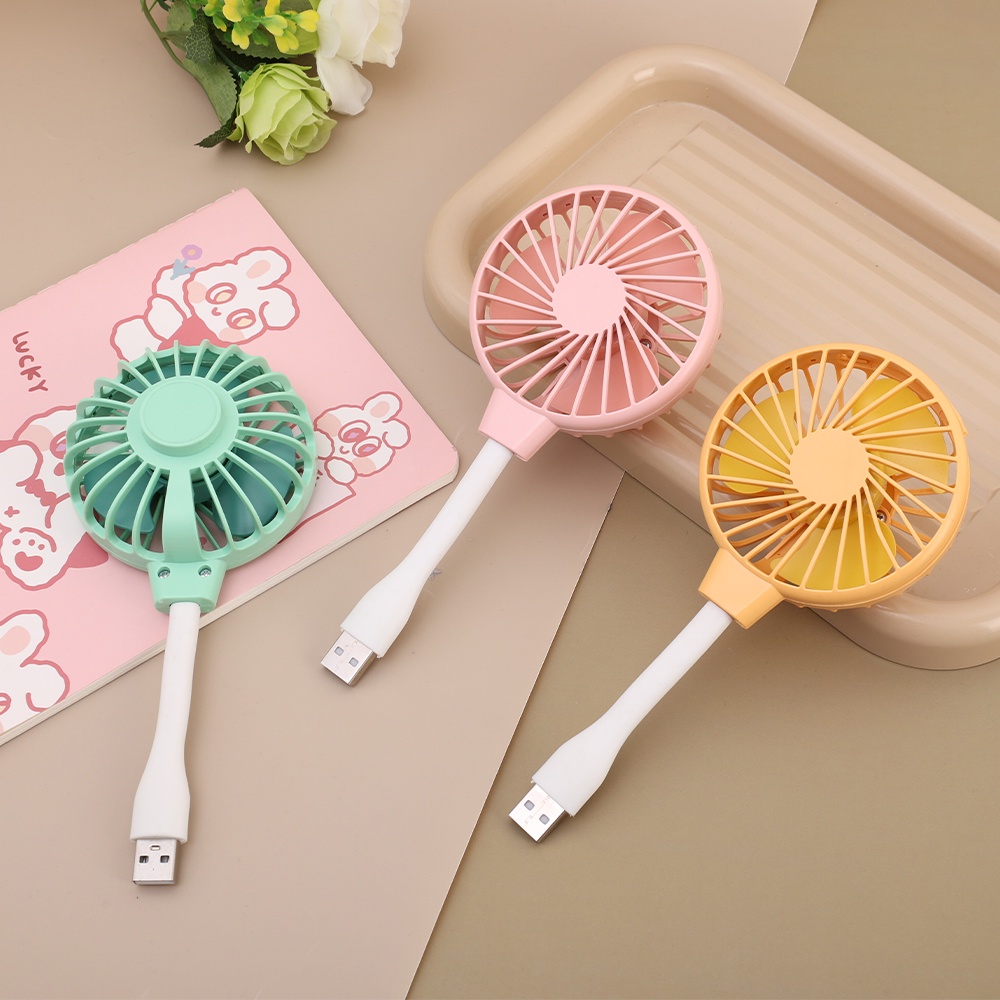 Kipas Angin Mini Fan Silent Angin Kencang360° Kipas Pengisian USB Yang Dapat Disesuaikan Musim Panas Indoor Outdoor Cooler Portable Alat Listrik Kecil