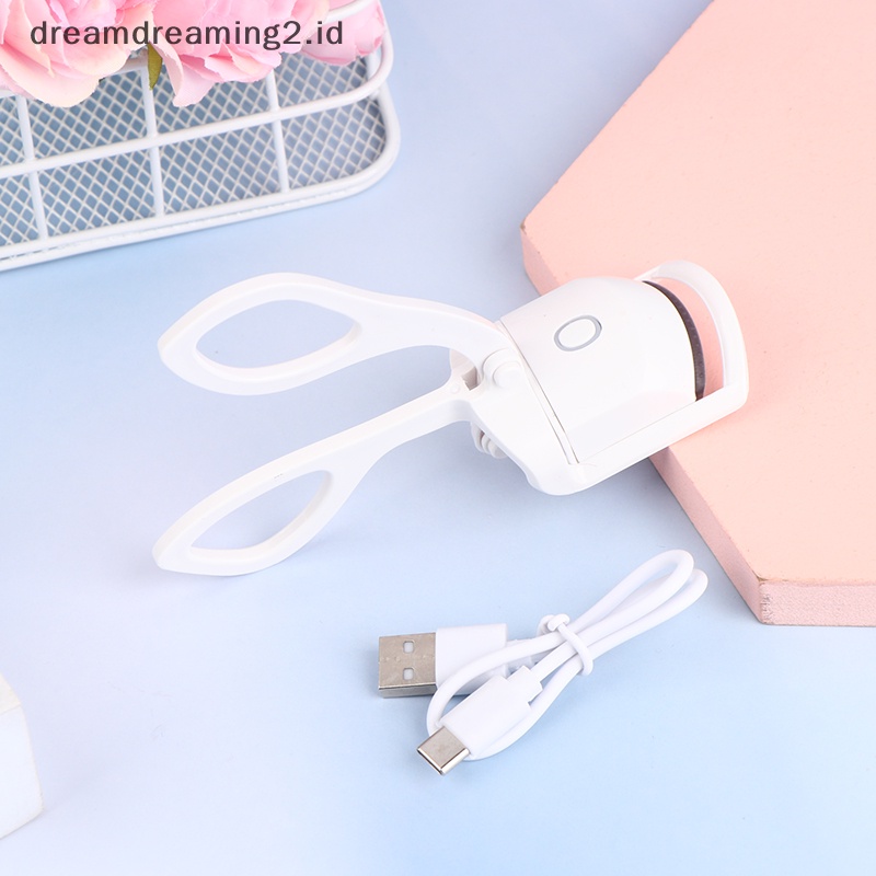 (drea) Alat Penjepit Bulu Mata Elektrik Pemanas Bulu Mata Lebih Panjang Makeup Lash Curler//