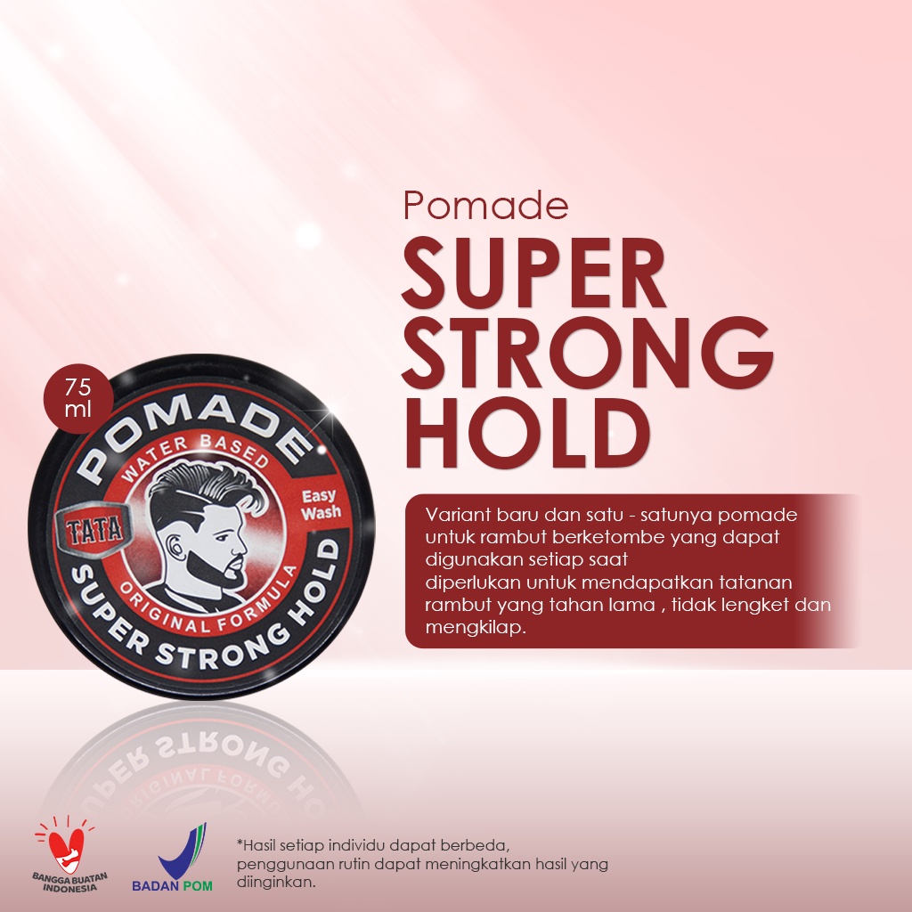 RADYSA - Tata Pomade Super Strong Hold | Pomade For Dandruff Hair | Junior Styling Pomade 75g