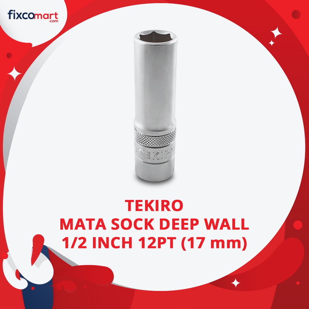 Tekiro Mata Sock Deep Waal 1/2 Inch 17 Mm 12Pt