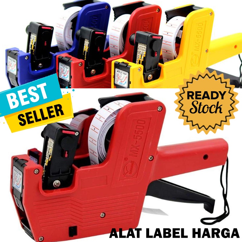 Alat Label Harga Price Labeller Machine Coding Price Tag Machine 8 Digit Angka Perlengkapan Toko Offline Store Distro Jualan Penjual Seller Mesin Pelabel Harga Kode Awet Tahan Lama Kertas Bisa Diisi Ulang Mudah Dipakai Refillable s6718