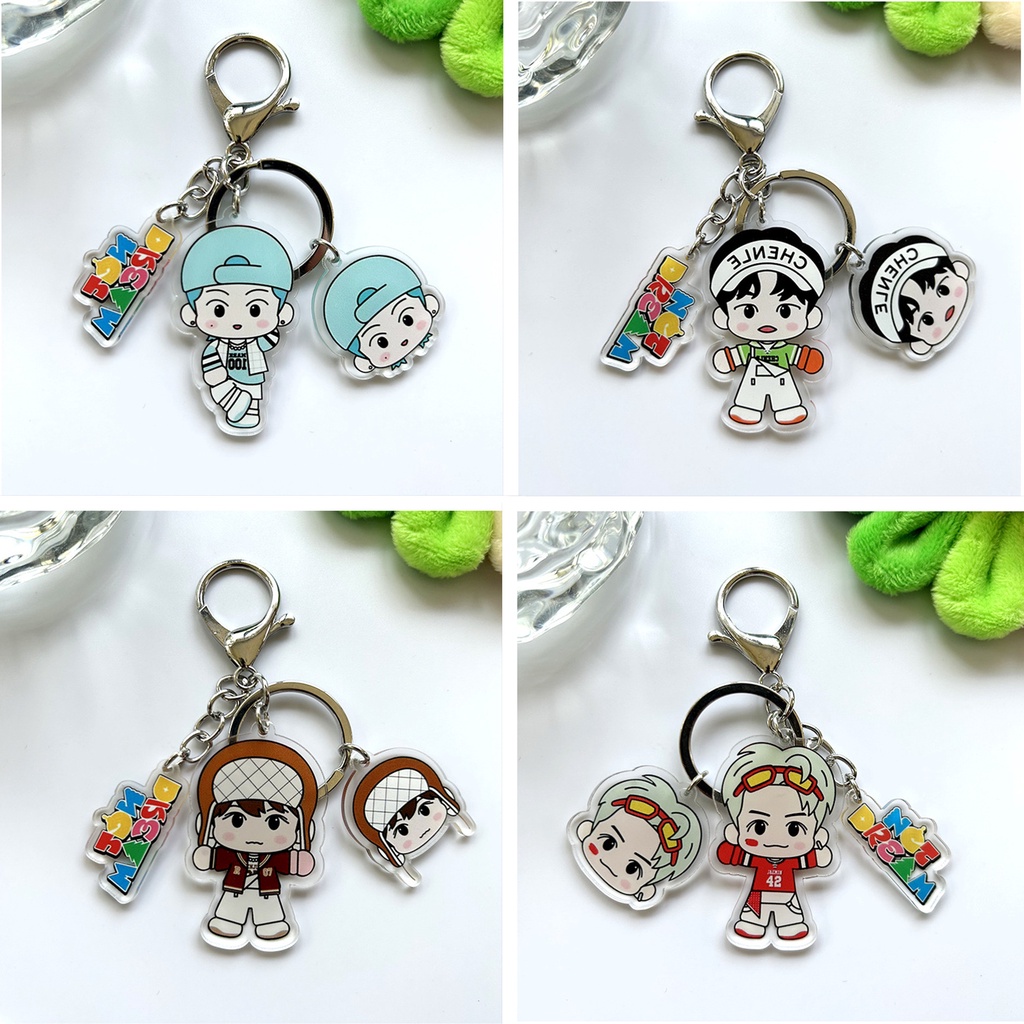 1pc Gantungan Kunci Akrilik Permen NCT DREAM NCTDREAM Kartun Figure Key Ring Gantung