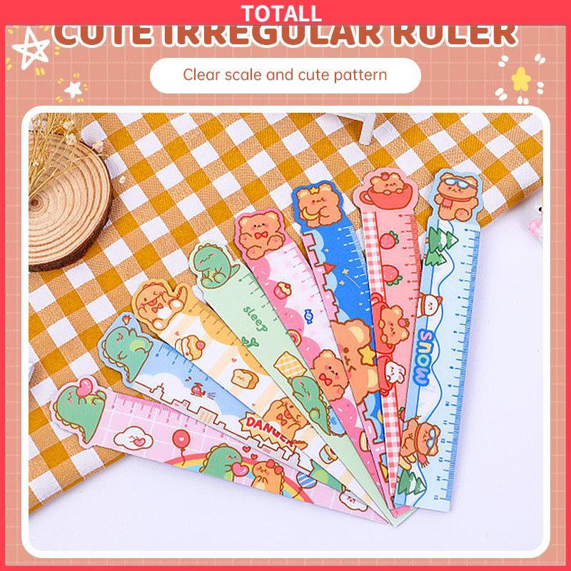 COD Cute Magnetic Ruler Office15cm Soft Ruler for Students Creative Stationery-Totall