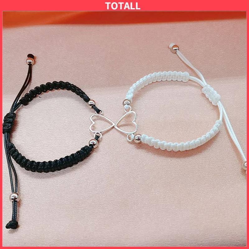 COD Tangan berdebar knot rata pasangan gelang cinta-Totall