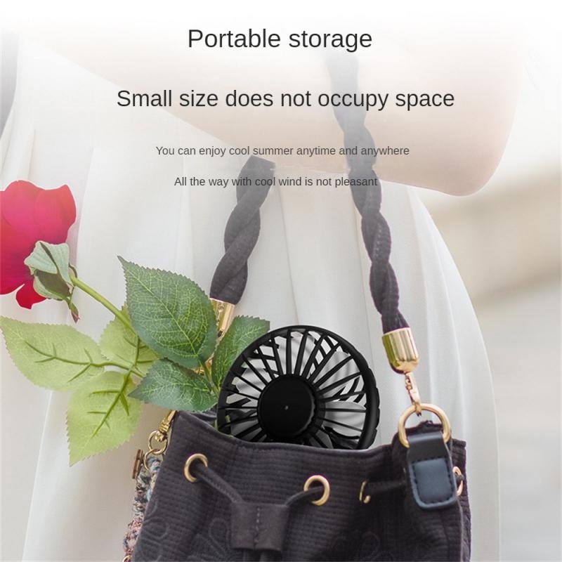 Adjustable Stylish Indah USB In-line Kipas Angin Multifungsi Musim Panas Pendingin Kantor Asrama Desktop Luar Ruangan Portabel Saku Silent Mini Fan