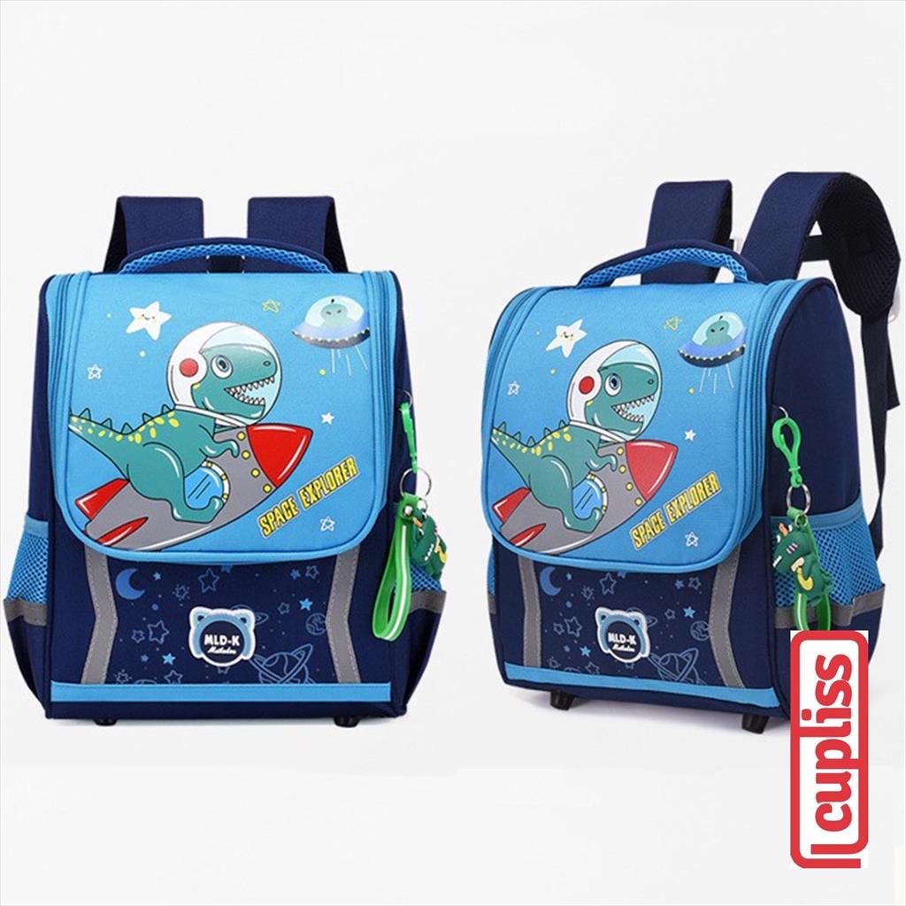 Dino Ransel Bag Sky Blue Tas Ransel Anak