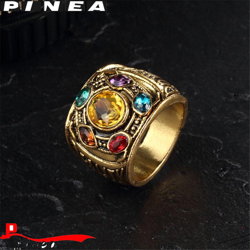 Cincin Nanas Kepribadian Paduan Aksesoris Perhiasan Perang Tak Terbatas Batu Perhiasan Hadiah Power Ring