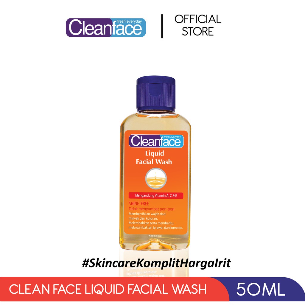 PURBASARI Clean Face Liquid Facial Wash 50ml | 130ml