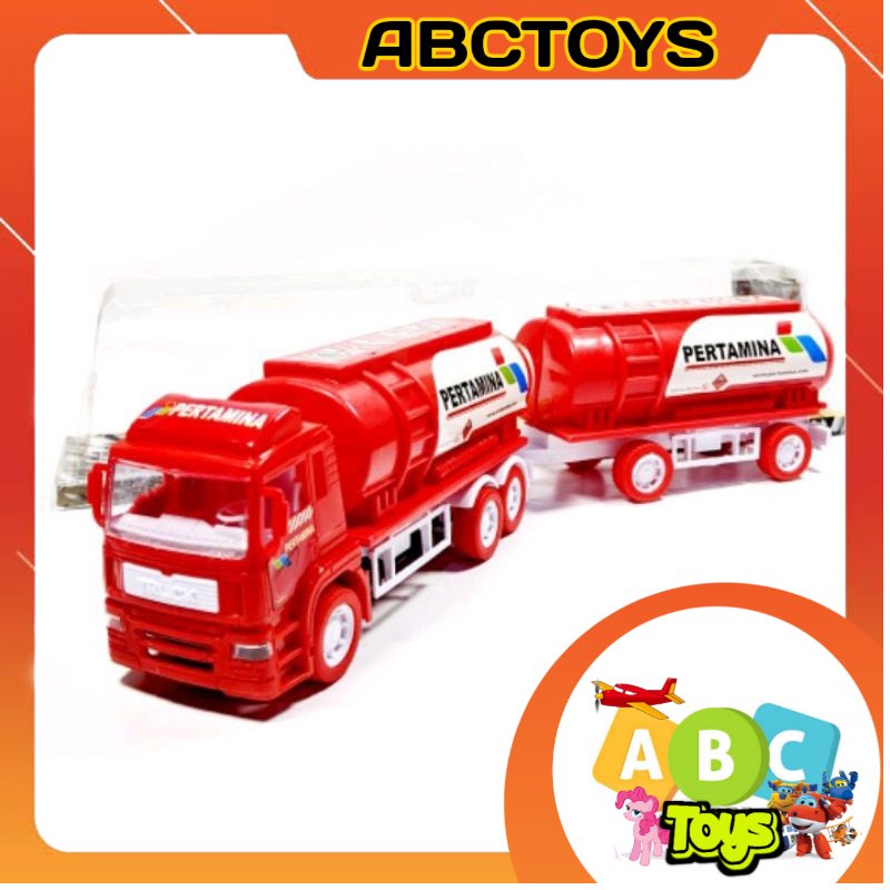 Mainan truk gandeng Pertamina/Mainan anak truk gandeng Pertamina
