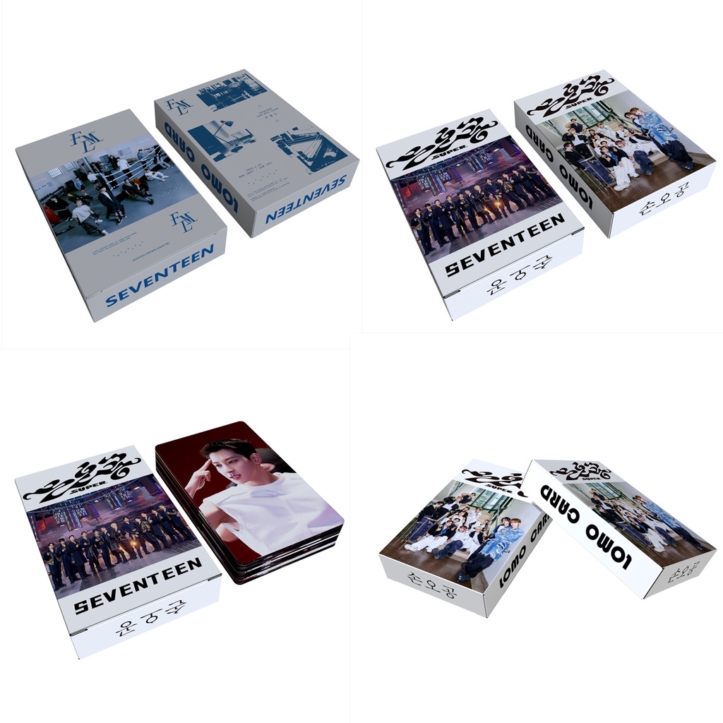 55pcs/box SEVENTEEN FML Photocards 10th Mini Album Lomo Kartu Pos Kpop SUPER