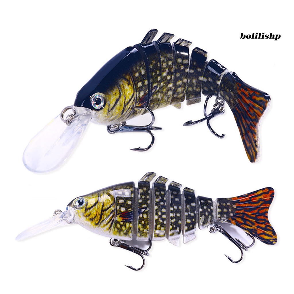 Bo-12cm Umpan Umpan 3D Simulasi Fisheye Tajam Kait Simulasi Angling Tenggelam Mikro-Objek Multi-Bagian Umpan Memancing Luar Ruangan