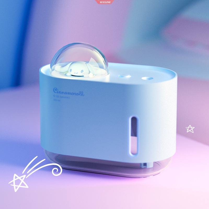 Kawaii Sanrio Anime Kuromi USB Humidifier Kartun Lucu Cinnamoroll Girly Heart Personality Mini Ornamen Mainan Untuk Anak Perempuan [ZXL]