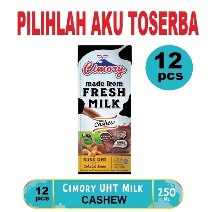 Susu CIMORY CASHEW 250 ml - ( HARGA 12 pcs )