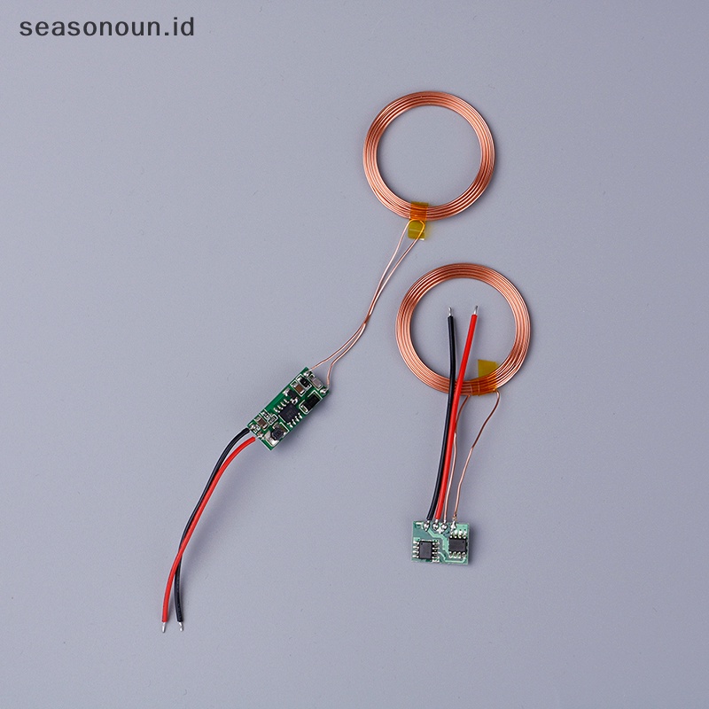 Seasonoun 5V wireless charging transmitter+receiver Modul power supply Induktif charger.