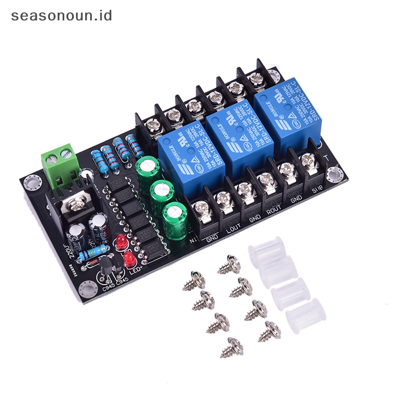 Seasonoun 300W Digital Amplifier Speaker Protection Board Modul Speaker Relay 2.1 Channel.