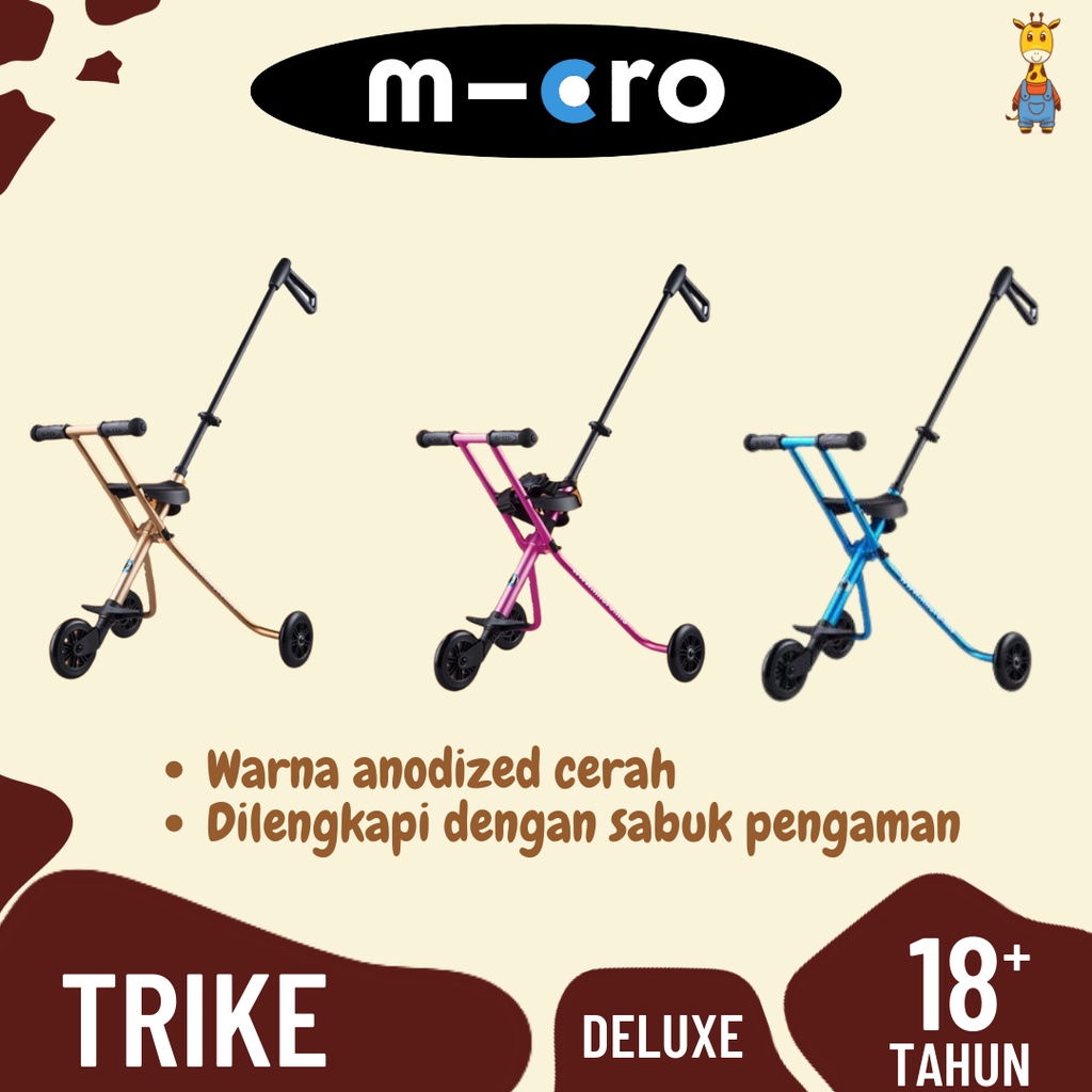 Micro Trike Deluxe - Kereta Dorong Anak