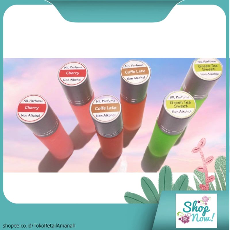Parfume Non Alkohol | Cherry, Coffe Late, Green Tea Sweet | Reguler 123456-NH